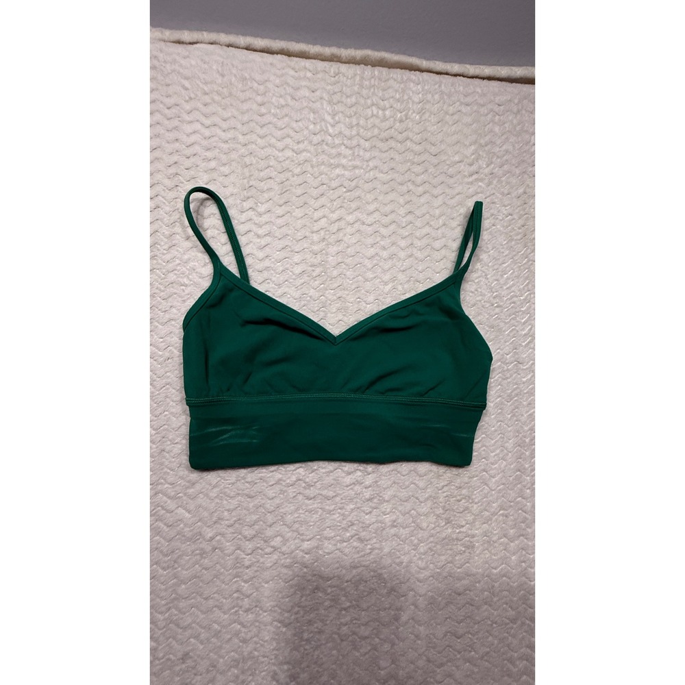 Lululemon sweatheart Bra Light Support Green LW2E49S Size 8/M